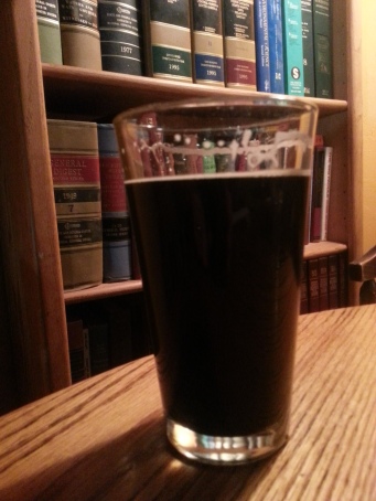 Honest, mom, I'm at the Library. Here I am studying the Steamboat Oats & Cream Stout.